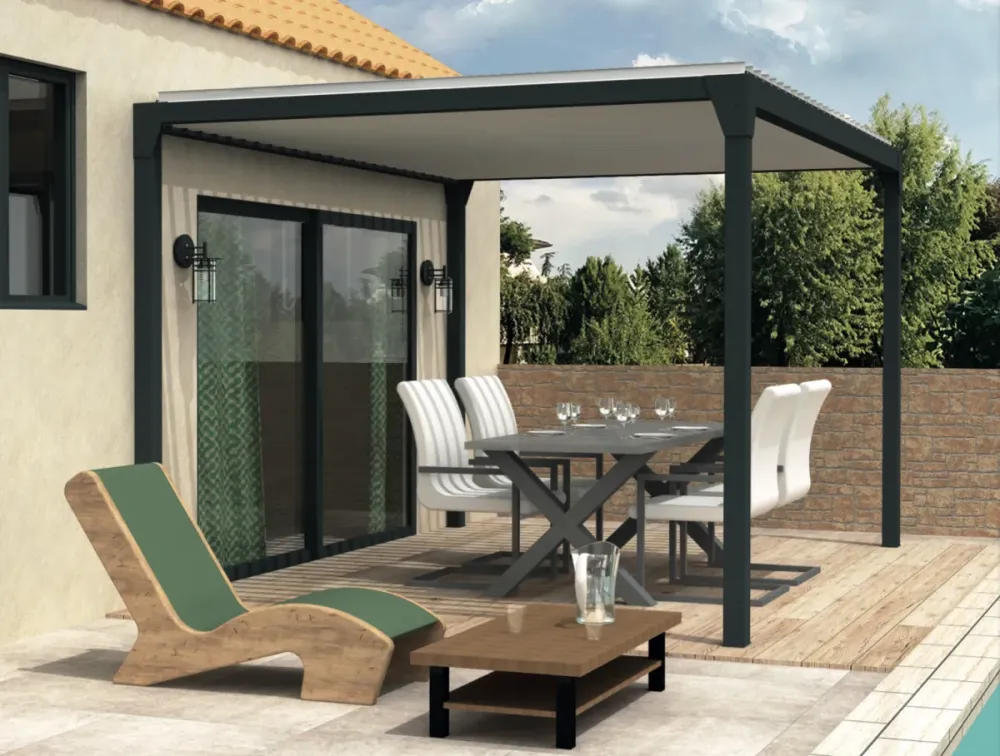 Pergola bioclimatique - Art Piscine 66 (2)